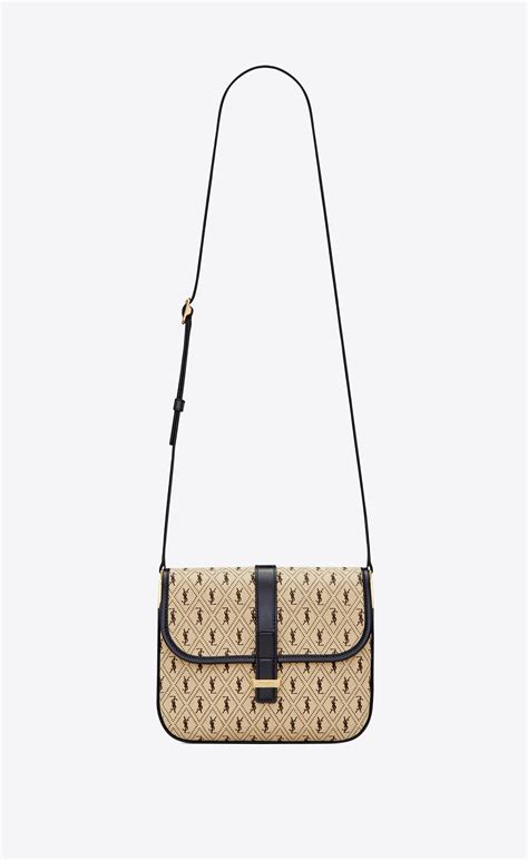 ysl canvas monogram bag